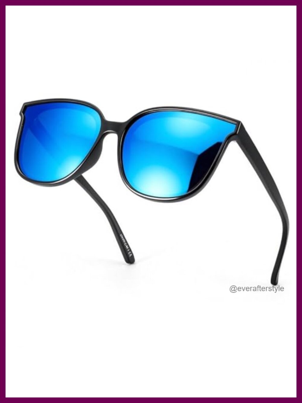 Oversized Polarized Cateye Sunglasses UV400 TAC Lenses Full Frame